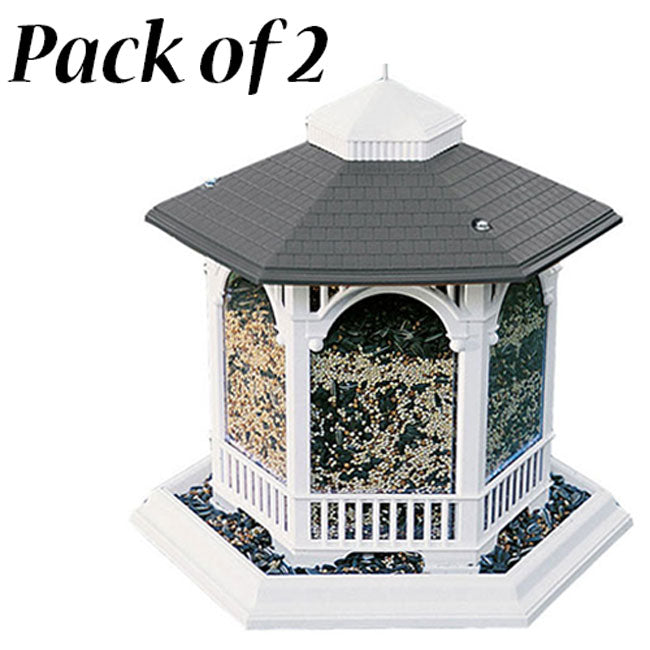 Heritage Farms Deluxe Gazebo Bird Feeders, Pack of 2