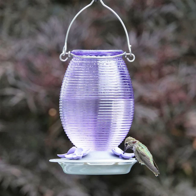 Nature's Way Lilac Dreams Hummingbird Feeder, 30 oz.