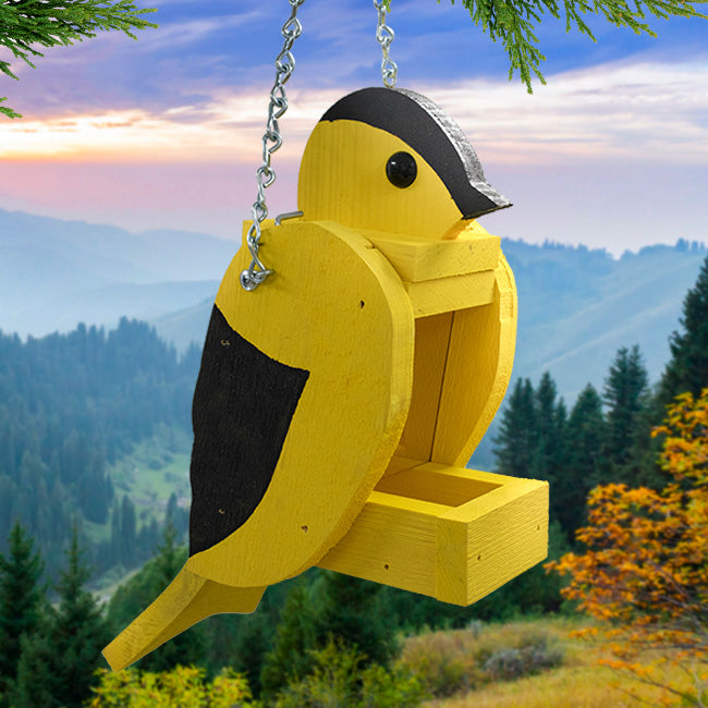 Finch Shaped Bird Feeder by Prime Retreat