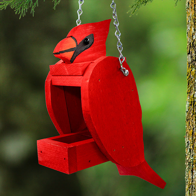 Cardinal Shaped Bird Feeder by Prime Retreat – BirdYard Direct