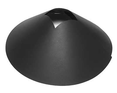 Achla Post Mounted Squirrel Baffle, Black, 18" dia.