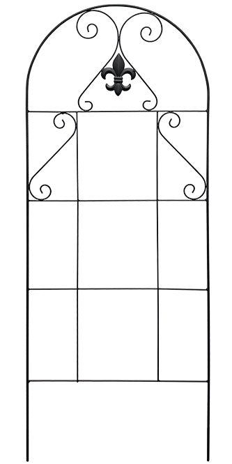 American GardenWorks Lafayette Trellis, Black, 64.25"H