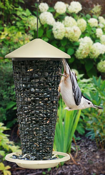 Audubon Plant Fiber-Based Sunflower Mesh Feeder, Large