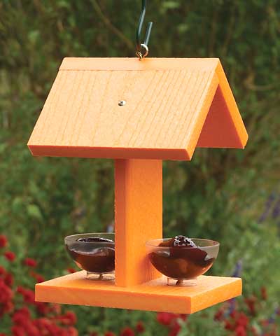 Audubon Going Green Oriole Feeder with Fruit Dishes