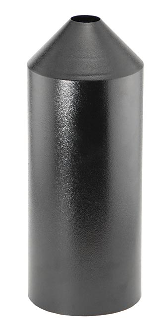 Audubon Torpedo Squirrel Baffle, Black, 6" dia.