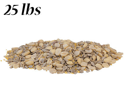 Wild Bird Seed Mix, Waste Free Blend, 25 lbs.