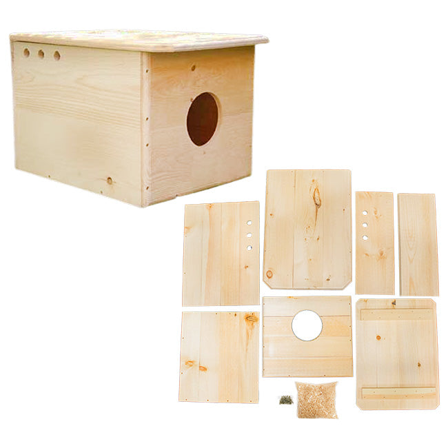 Coveside Barn Owl House, Unassembled