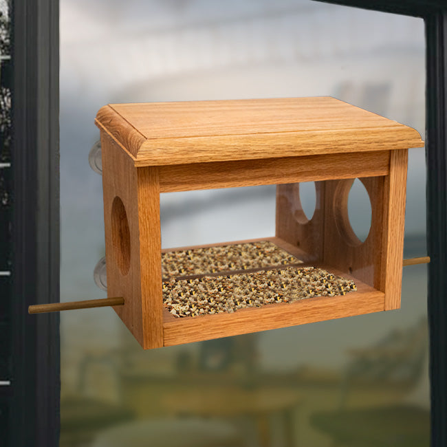 Coveside Premium Dual Side Entry Window Bird Feeder