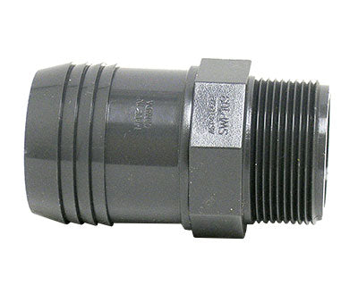 Flexible Tubing Adapter, 1/2" MPT x 3/4" Barb