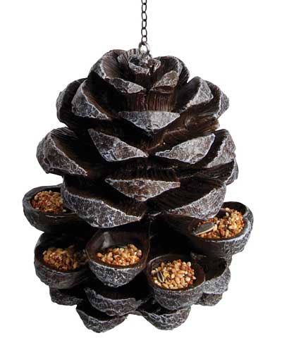 Esschert Design Pinecone Hanging Bird Feeder