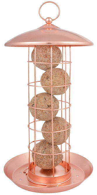 Esschert Design Copper Colored Suet Ball Feeder