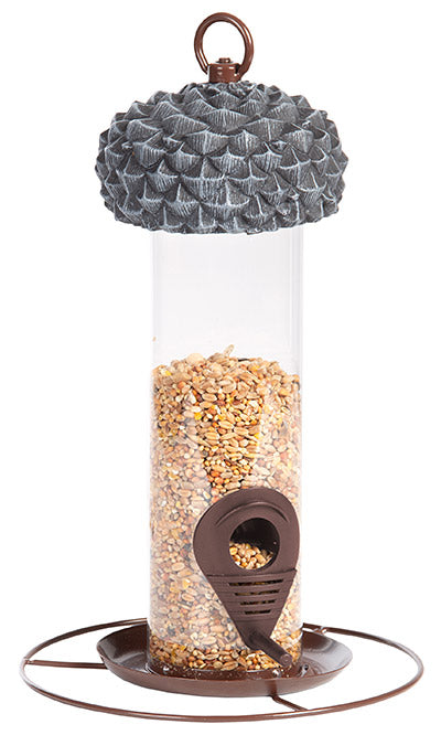 Esschert Design Acorn Seed Tube Bird Feeder