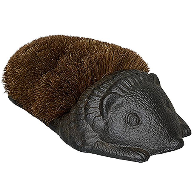 Esschert Design Cast Iron Small Hedgehog Boot Brush