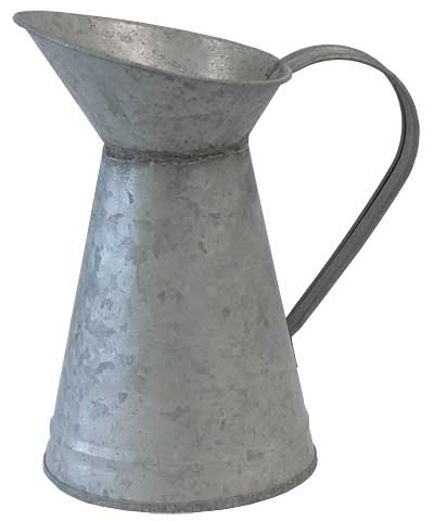 Esschert Design Old Zinc Nostalgic Watering Can, 0.25 gal