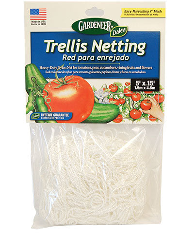 Gardeneer Vegetable Trellis Netting, 5' x 15'