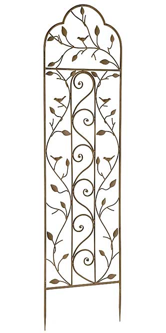 Gardman Nature Garden Trellis, Aged Bronze, 58"H