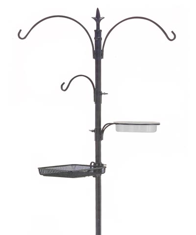 Gardman Wild Bird Feeding Station Kit, Black, 7'5"