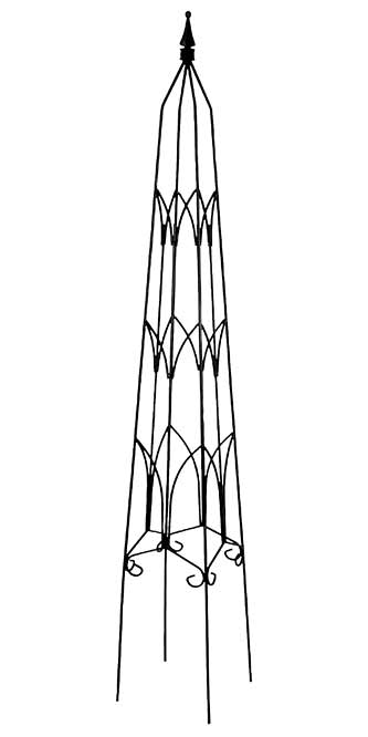 Gardman Gothic Obelisk, Black, 59.5"