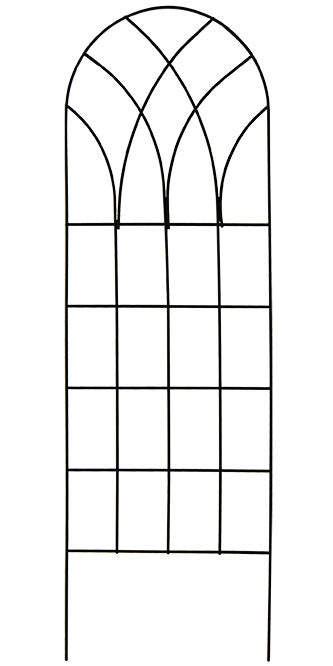 Gardman Gothic Trellis, Black, 48"H