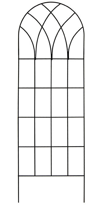 Gardman Gothic Trellis, Black, 60"H