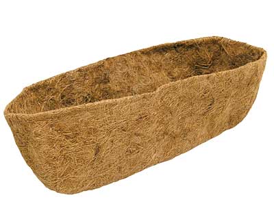 Gardman Shaped Coco Trough Liner, 24"L