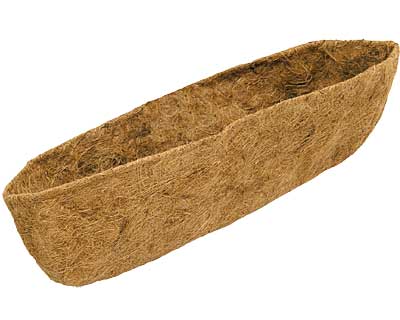 Gardman Shaped Coco Trough Liner, 36"L