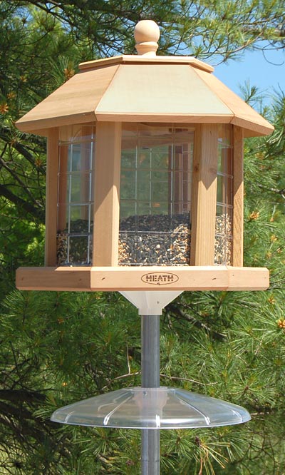 Heath Le Grande Gazebo Bird Feeder Combo