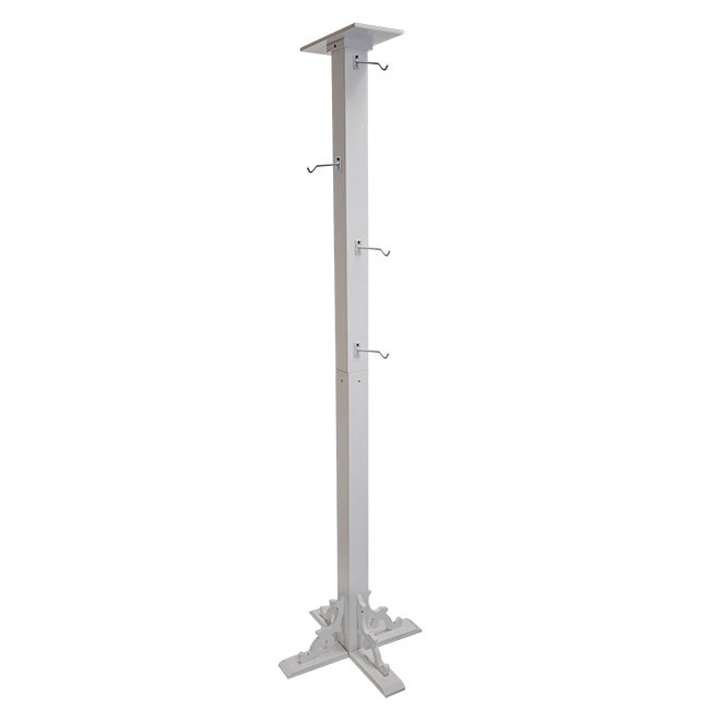 Home Bazaar Display Post, White, 6' 2"