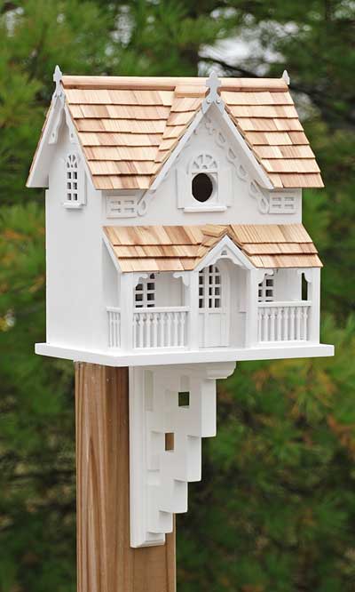 Home Bazaar Gingerbread Cottage Bird House