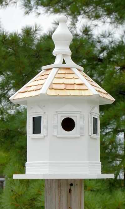 Home Bazaar Enchantment Bird House, White