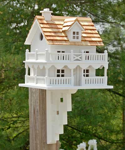 Home Bazaar Novelty Cottage Bird House