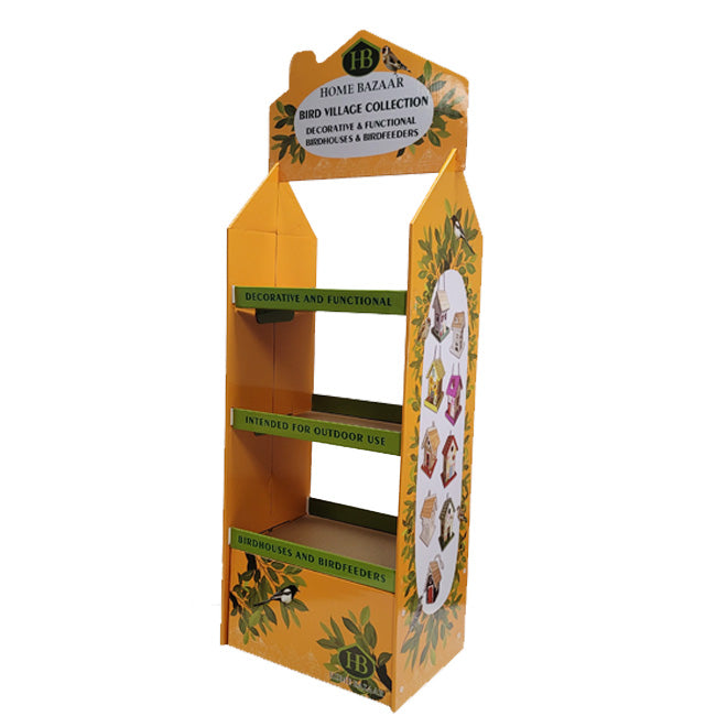 Home Bazaar Bird Village Assortment Display Stand