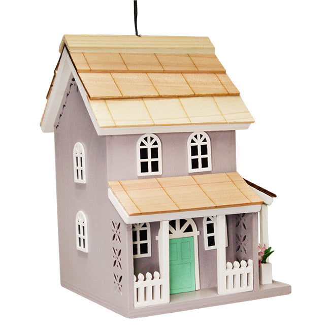 Home Bazaar Lover's Lane Bird House, Gray