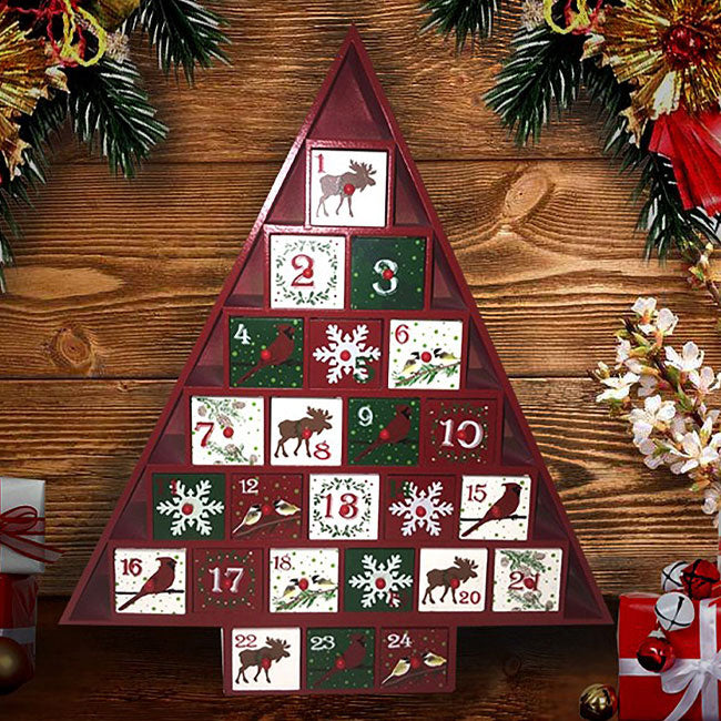 Home Bazaar Rustic Woodlands Advent Calendar