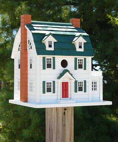 Home Bazaar Dutch Colonial Bird House