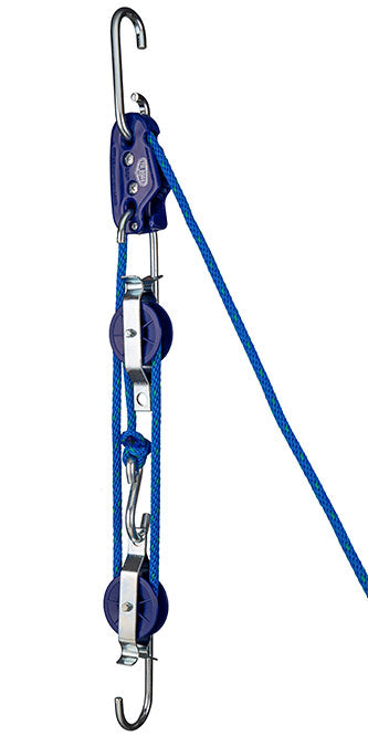 Tie Boss 3/8" Block and Tackle, Blue