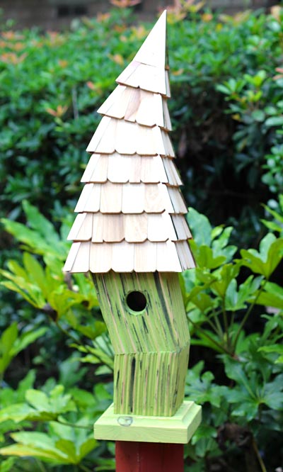 Heartwood Birdiwampus Bird House, Citrus