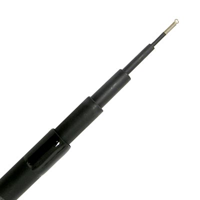 Jackite Fiberglass Telescoping Kite Pole, Black, 13'