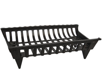 Panacea Cast Iron Fire Grate, Black, 23.5"