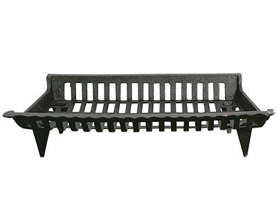 Panacea Cast Iron Fire Grate, Black, 30"