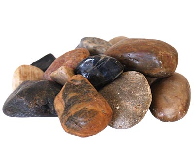 Panacea Polished River Rocks, Assorted Colors, 2 lbs.