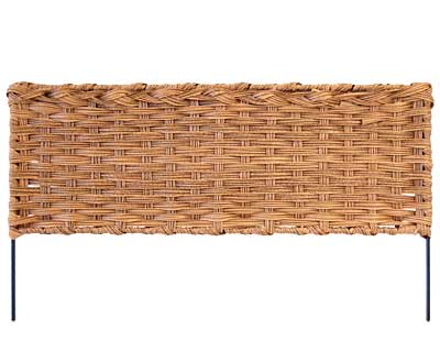 Panacea Resin Border Fencing, Wicker, 13.75"H, Pack of 12