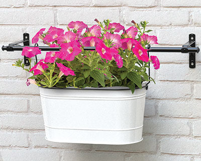 Panacea Vintage Milkhouse Planter Tub with Hanging Bar