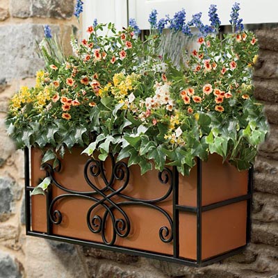 Panacea Boulevard Quatrefoil Window Box, 24"L