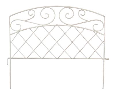 Panacea French Country Scroll Border Fence, 15"H, Pack of 12