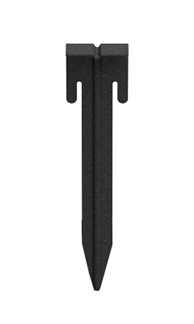 Panacea Metal Landscape Edging Stakes, Black, Pack of 3