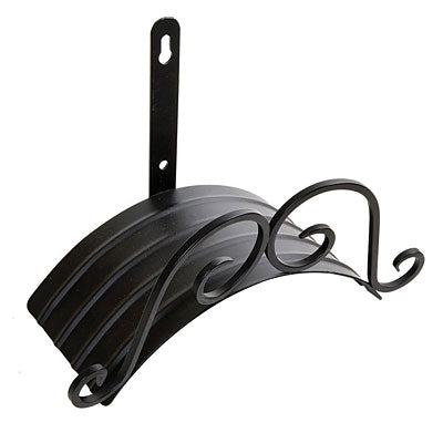 Panacea Forged Scroll Hose Holder, Black