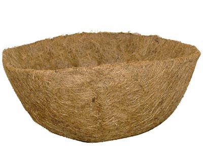 Panacea Round Coco Fiber Liner, 14" dia.