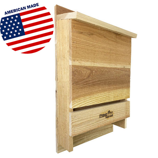 Triple-Celled Cedar Bat House for 200 Bats by Prime Retreat