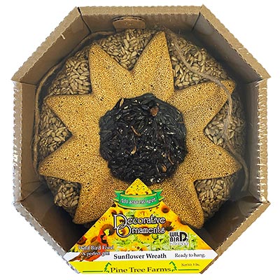 Pine Tree Farms Sunflower Seed Wreath, 3 lbs.